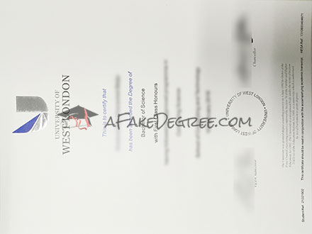 University of West London Graduate Certificate