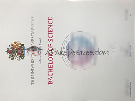 University of Westminster Graduate Certificate