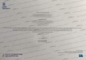 buy a UGent fake diploma Ghent University fake diploma