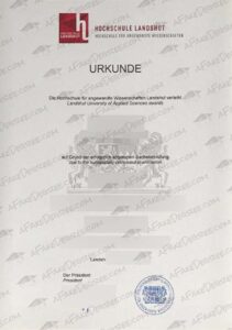 buy a Hochschule Landshut degree Hochschule Landshut fake diploma