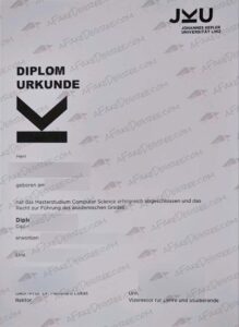 JKU fake diploma