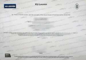 buy a KU Leuven fake diploma KU Leuven fake diploma