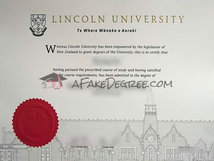 Lincoln University Certificate