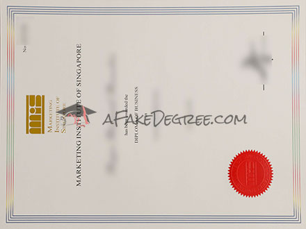 Marketing Institute of Singapore Certificate
