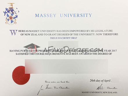 Massey University Certificate