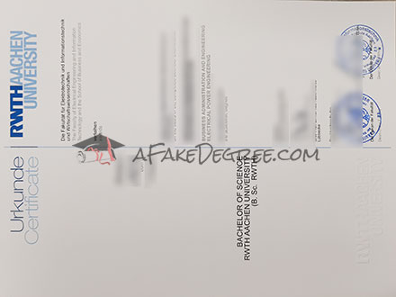 RWTH Aachen Certificate