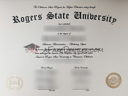 Rogers State University degree Certificate