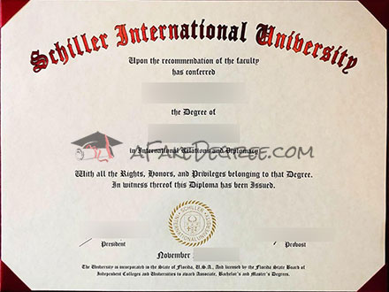 Schiller International University Certificate
