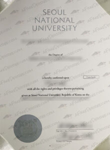 buy a Seoul National University Certificate Seoul National University fake diploma