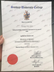 buy a Sunway University Certificate Sunway University fake diploma