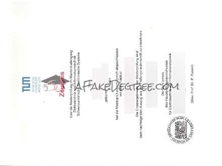 TU München Certificate