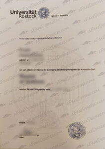 Universitaet Rostock fake diploma