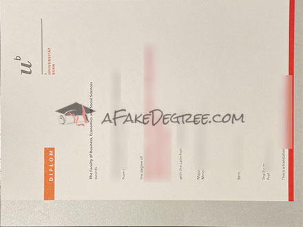 Universität Bern Certificate