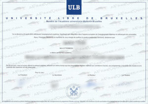 buy a ULB fake diploma Université libre de Bruxelles fake diploma