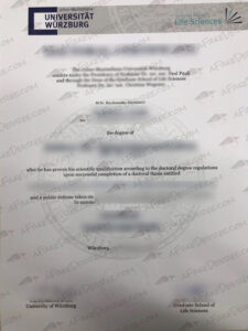 buy a Universität Würzburg Certificate University of Würzburg fake diploma