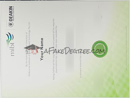 mibt degree Certificate