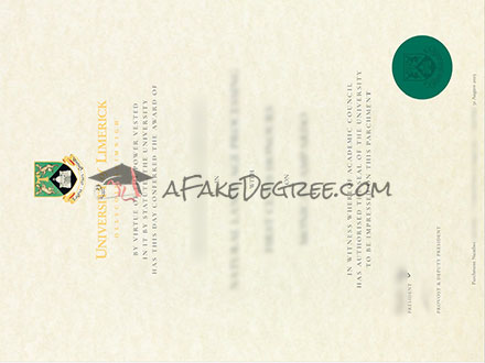 university of limerick diploma Certificate