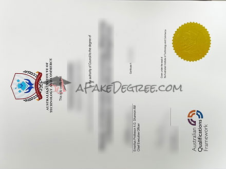 AITC degree Certificate