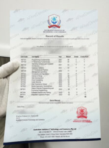 order AITC fake transcript AITC fake transcript