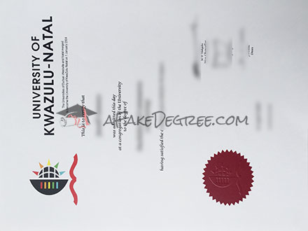 UKZN degree Certificate