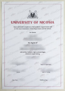 buy a UNIC fake diploma University of Nicosia fake diploma