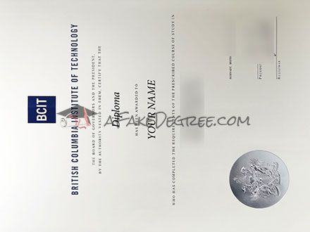 BCIT degree Certificate