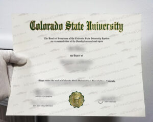 get fake CSU diploma efficiently Colorado State University fake diploma