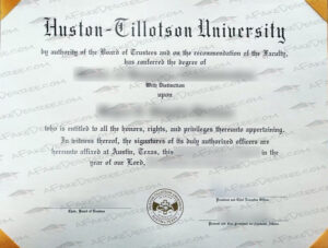 order HTU fake diploma Fake Huston-Tillotson University Degree Certificate