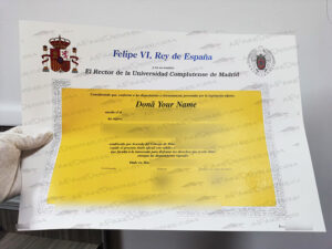 Fake UCM graduation certificate