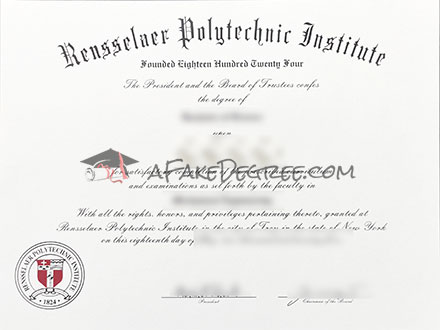 RPI degree Certificate