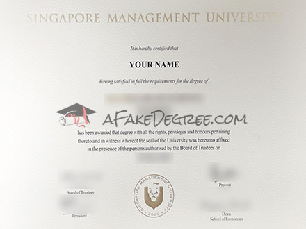 SMU degree Certificate