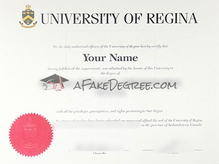 University of Regina diploma