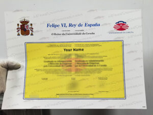 Universidade da Coruña diploma