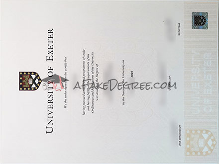 University of Exeter diploma