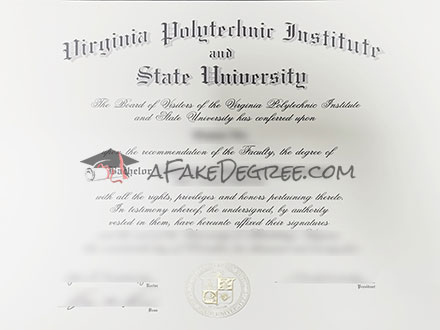 Virginia Tech diploma