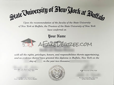 SUNY Buffalo diploma