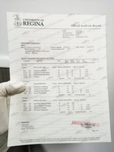 get fake University of Regina transcript University of Regina transcript