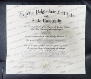 Virginia Tech diploma