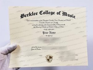 Berklee College of Music diploma