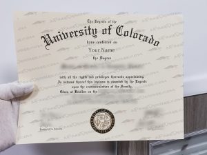 University of Colorado Boulder diploma