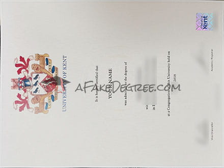 University of Kent diploma