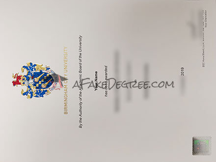 Birmingham City University diploma