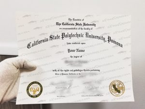 Cal Poly Pomona diploma
