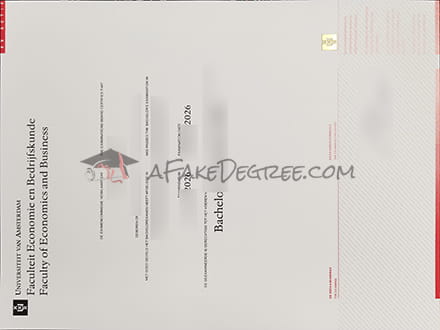 Universiteit van Amsterdam diploma