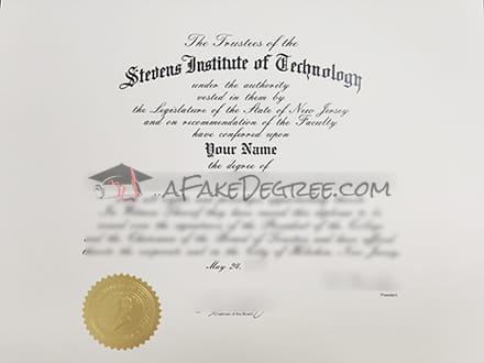 Stevens Institute of Technology diploma